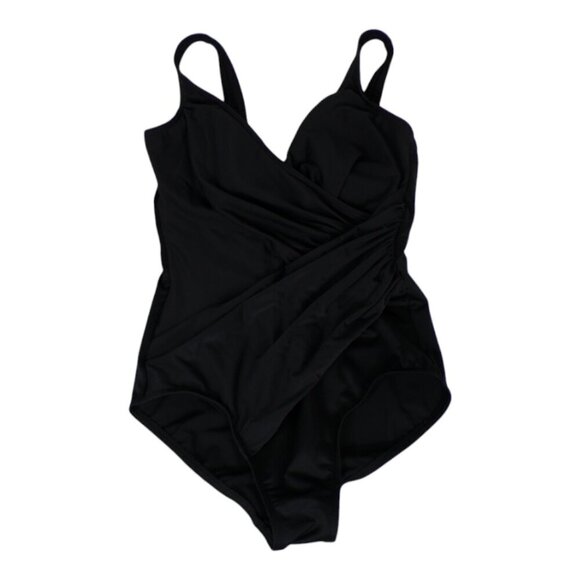 Miraclesuit Twisted Sister Esmeralda One Piece Slimming Black #1248 - Picture 1 of 4